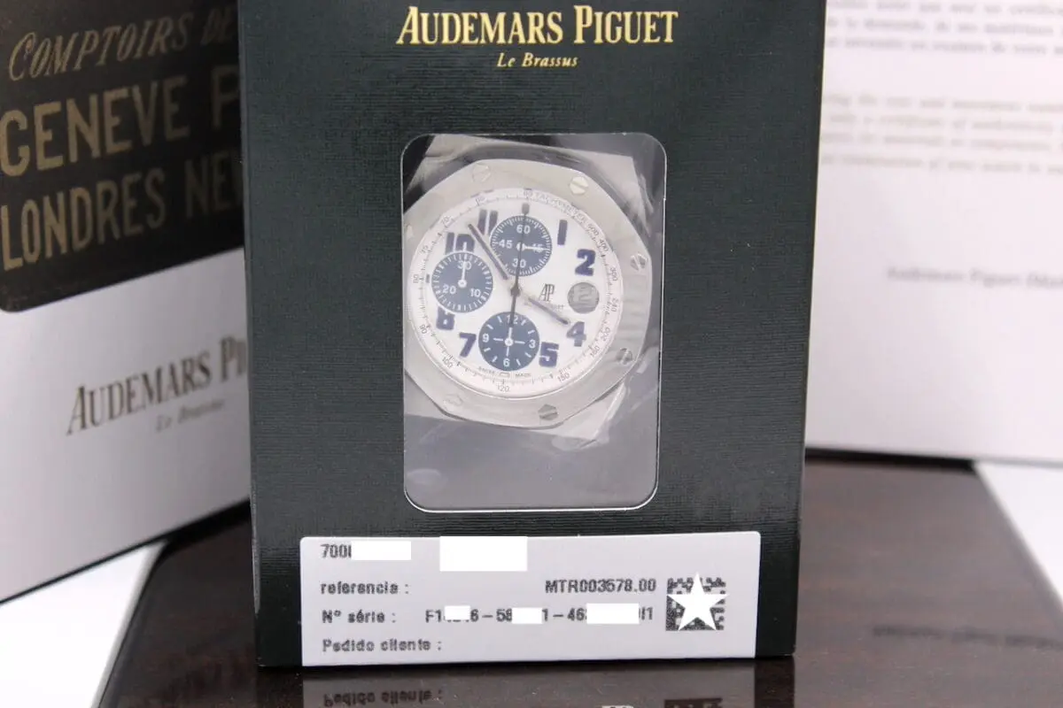 Audemars Piguet Royal Oak Offshore / Navy / RARE Ref.: 26020ST / AP SERVICE /