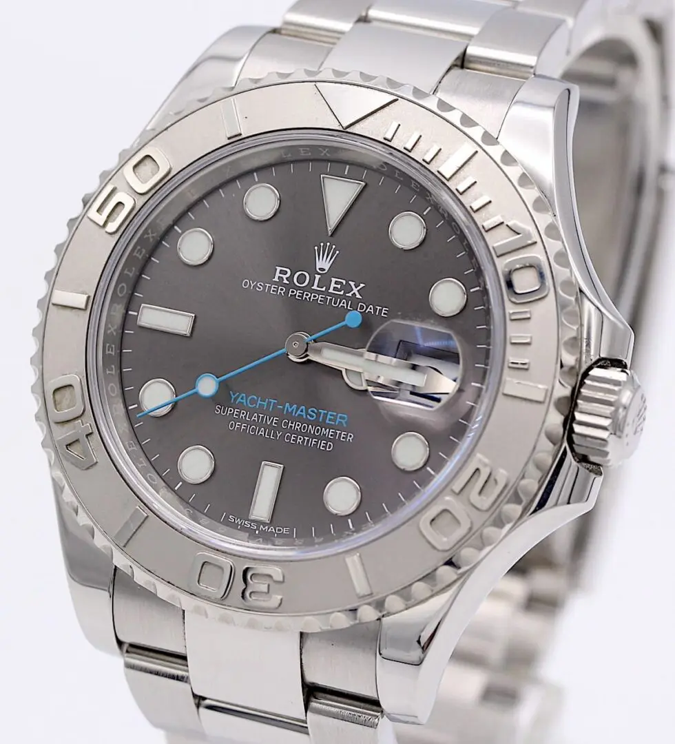 Rolex Yacht-Master Ref.: 116622 / 11-2019 / 40mm / Rhodium Dial / Full Set
