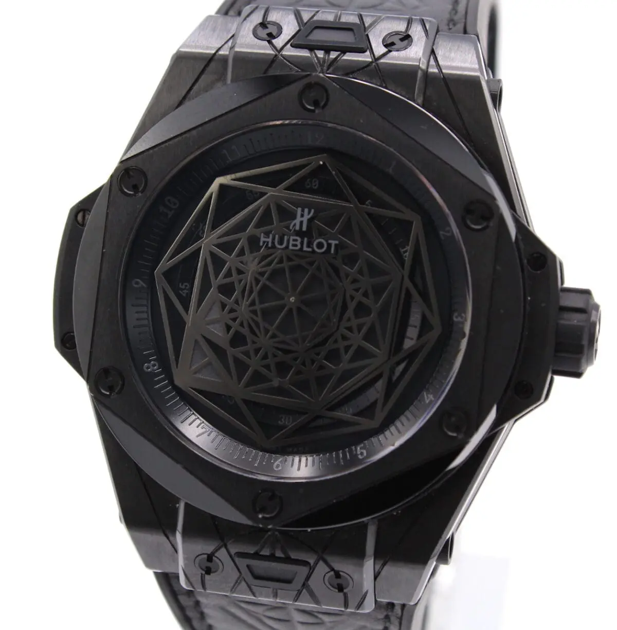 Hublot San Bleu All Black Bing 45mm - Verkauft -