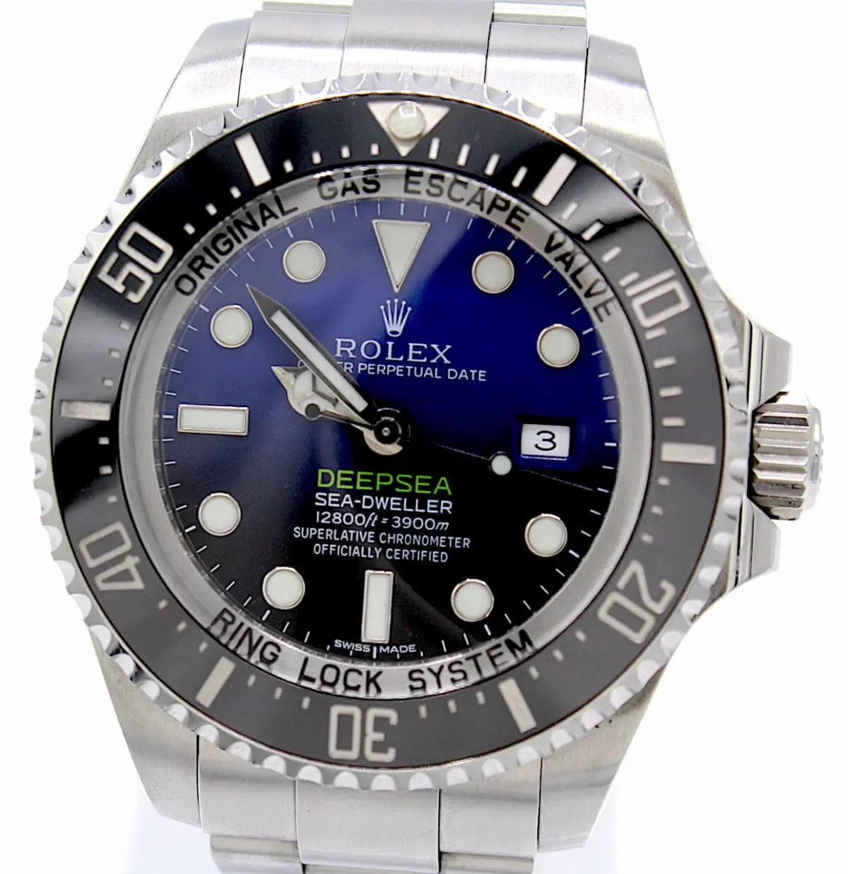 Rolex Deep Sea D-Blue von 10/2017 LC150 Box und Papiere