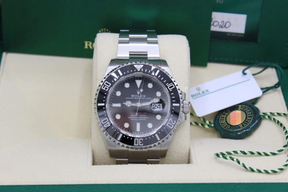 NEU Rolex Sea-Dweller Rotschrift 11/2020 / EU / Full Set / NEW CARD /