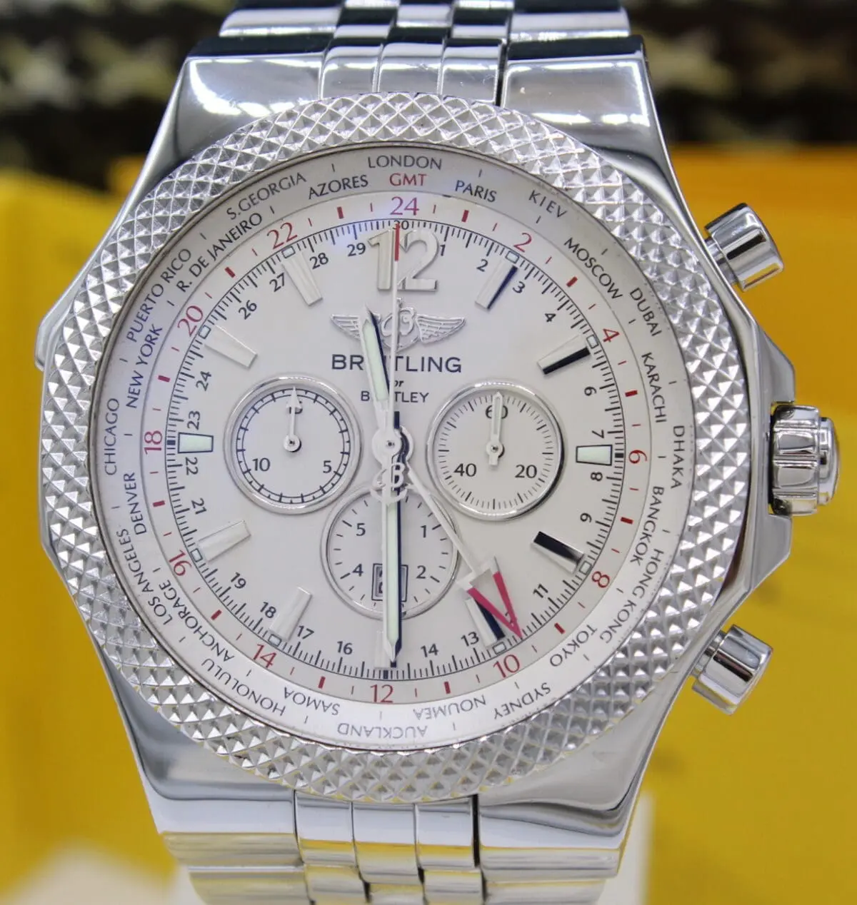 Breitling Bentley GMT Ref.: A4736212 von 6.7.2009 Full Set