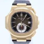 Patek Philippe Nautilus Chronograph Rose Gold from 2018 German Full Set