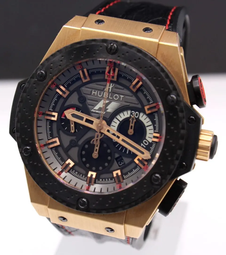 Hublot King Power 18K Rose Gold F1 Great Britain  Ltd. Edition 201/250