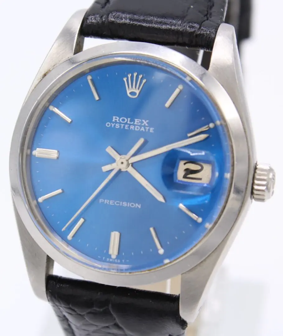 Rolex Precision Ref.: 6694 Petrol Zifferblatt von ca. 1970