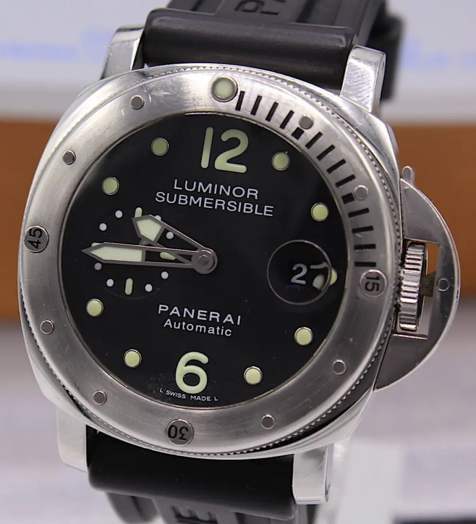 Panerai Luminor Submersible PAM00024 von 2005 Full Set unpolished