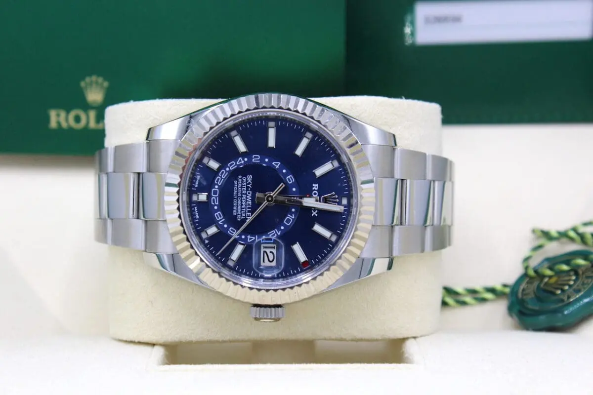 Rolex Sky-Dweller Ref.: 326934 BLUE 10/2018 Box und Papiere