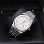 Audemars Piguet Royal Oak Ref.: 15400ST White Dial Full Set 2015