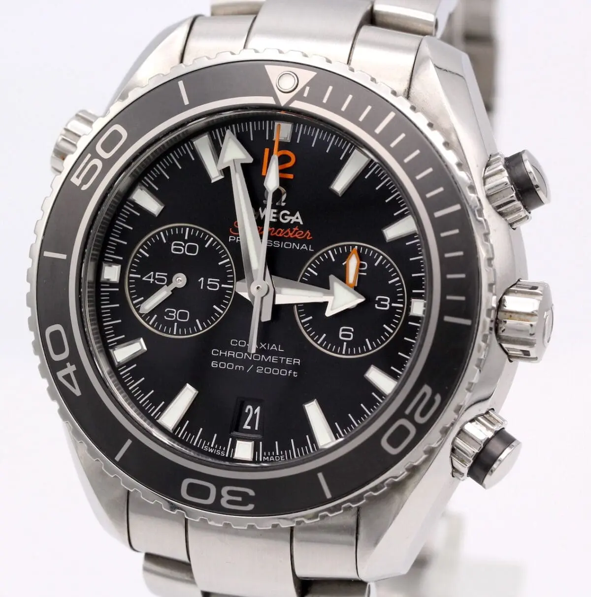 Omega Seamaster Planet Ocean Chronograph / Full Set / 2014