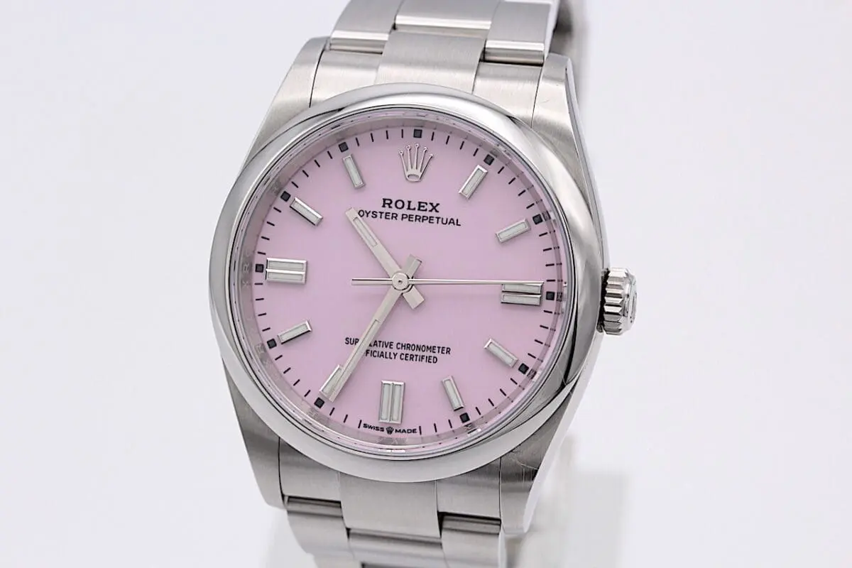 Rolex Oyster Perpetual Ref.: 126000 Candy Pink von 7/2021 - Full Set -