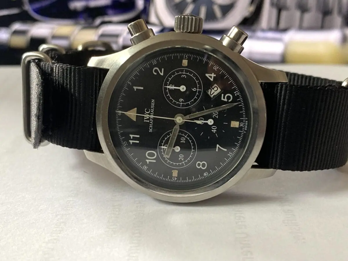 IWC Der Fliegerchronograph Ref. 3741 von 1989 - Tritium -