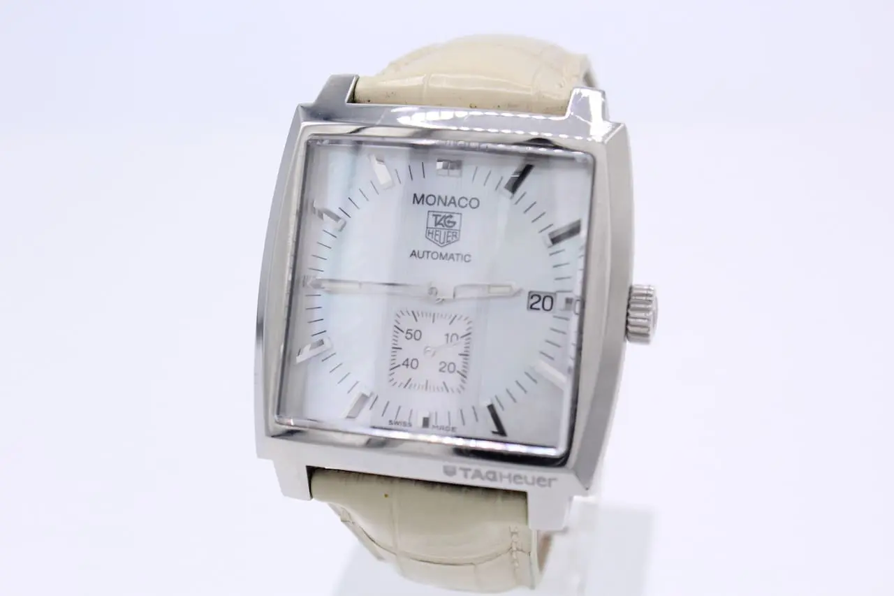 Tag Heuer Monaco mother-of-pearl dial Ref.: WW2112