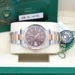 RolexDatejust Ref.: 126331 / Chocolate / 10-2022 / Full Set /