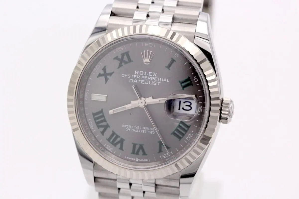 Rolex Datejust Ref.: 126234 Wimbledon Dial / 36mm / 2021 / Full / NEU