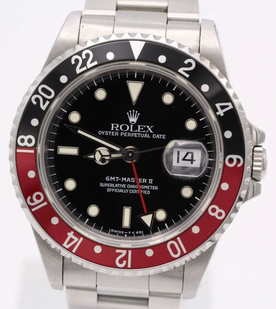 Rolex GMT Master / orig. Invoice / LC100 / 1st hand / NEVER polished /