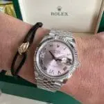 Rolex Datejust Ref.: 126234 Pink Dial Diamonds / 36mm / 2022 / Full / NEW