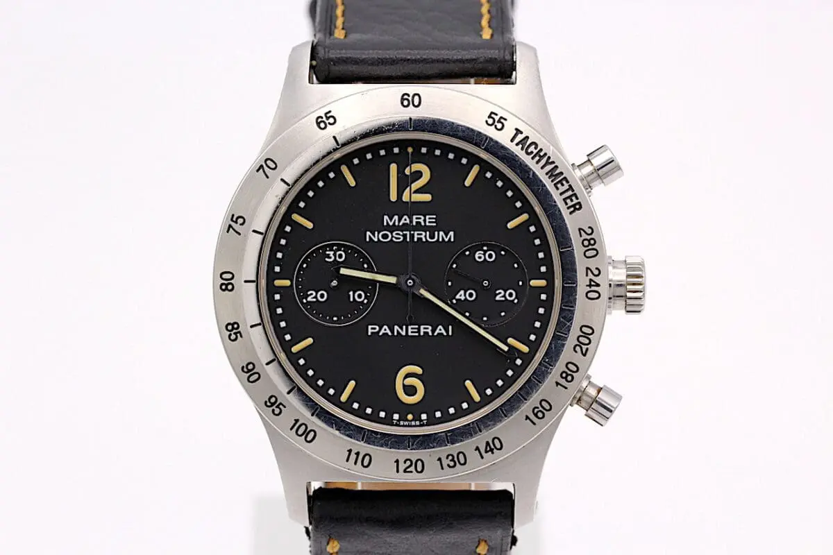 Panerai Mare Nostrum PAM00008 / Panerai Warranty Card / Black Dial / 1997