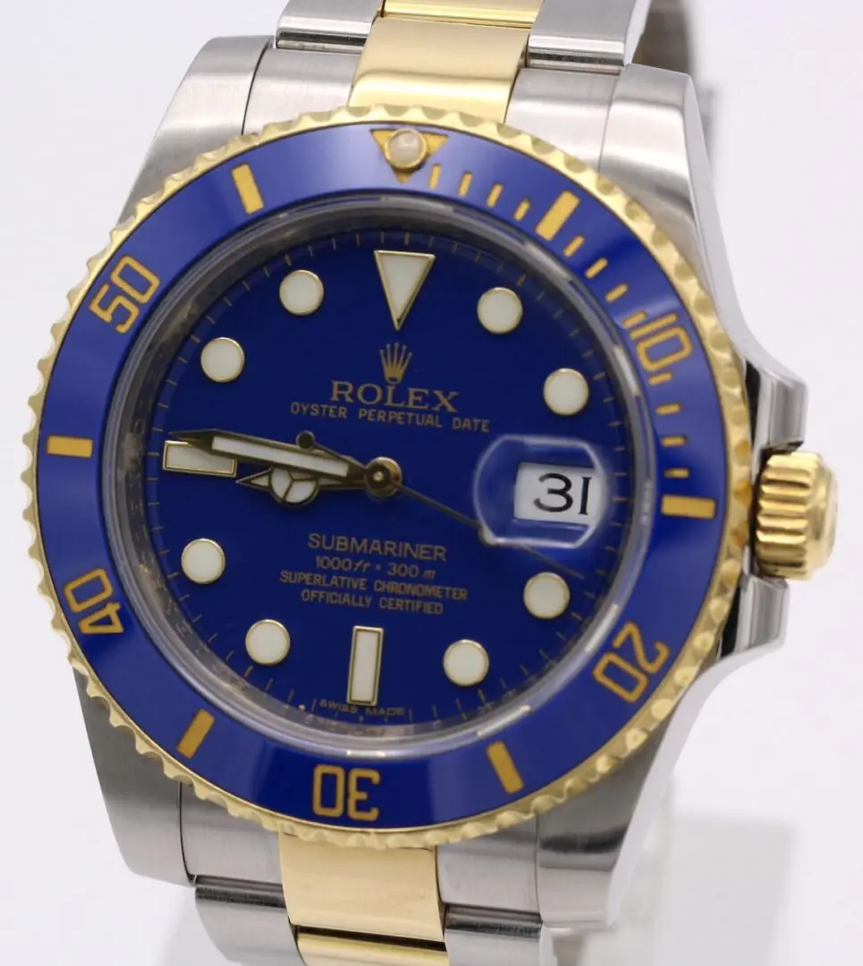 Rolex Submariner Ref.: 116613LB / 2012 / LC160 / from 9-2012 / box and warranty card /