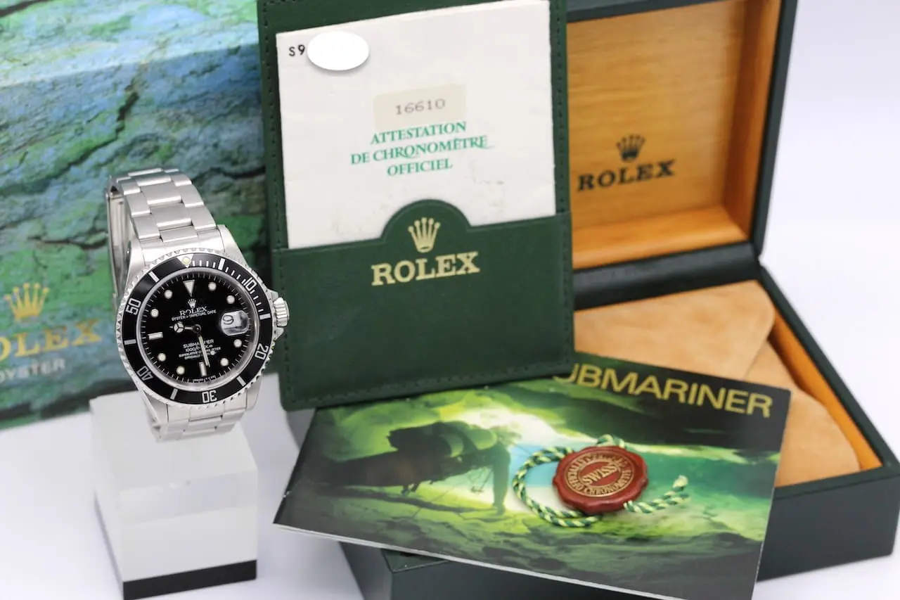 Rolex Submariner Ref.: 16610 / S-Series / 1994 / Full Set /