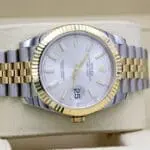 RolexDatejust Ref.: 126333 / Sundust - Silver / 12-2018 / Full Set /