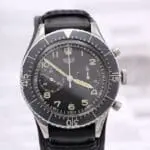 Heuer Bundeswehr Chronograph Fly-Back 43mm / Ca. 1973 /