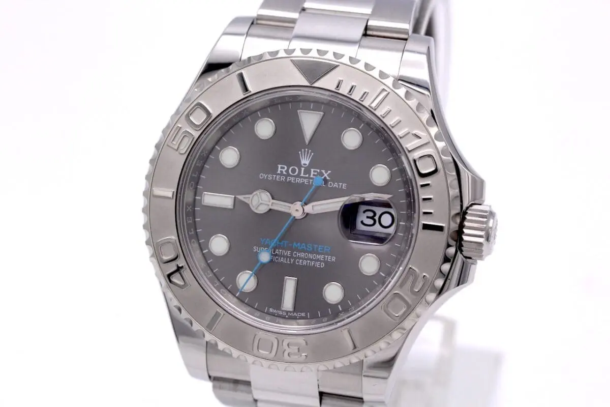 Rolex Yacht-Master Ref.: 116622 / 10-2017 / 40mm / Rhodium Dial / Full Set / LC100