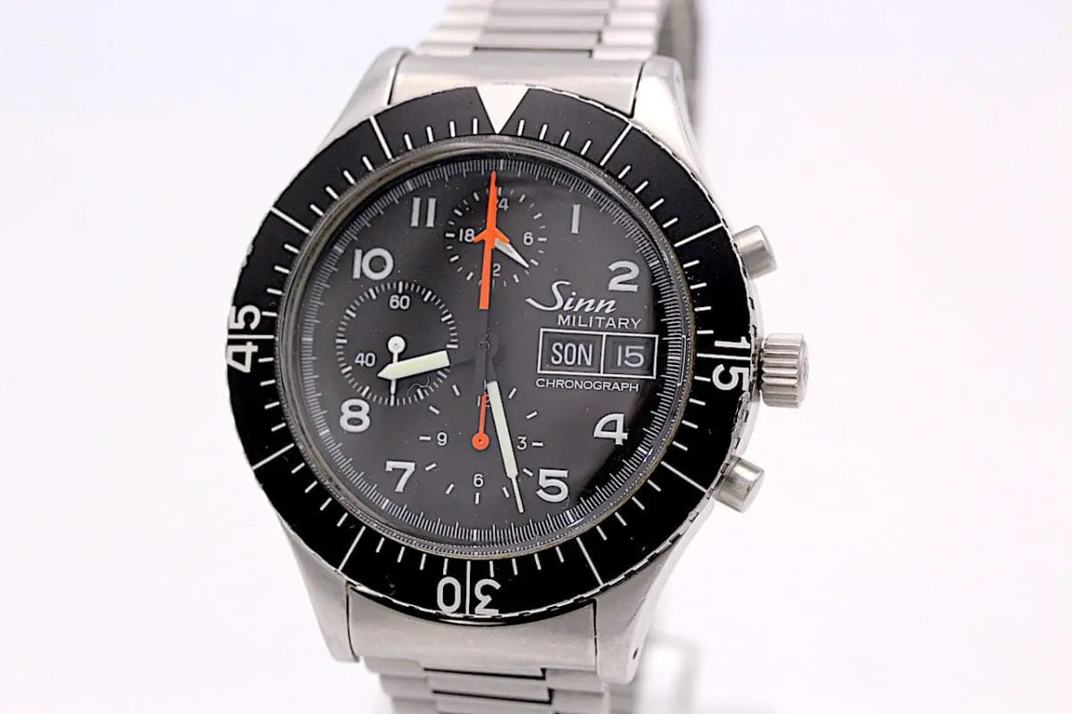 Sinn Military Chronograph Ref.: 156B / v. 1990 / Sinn Service 2024 /