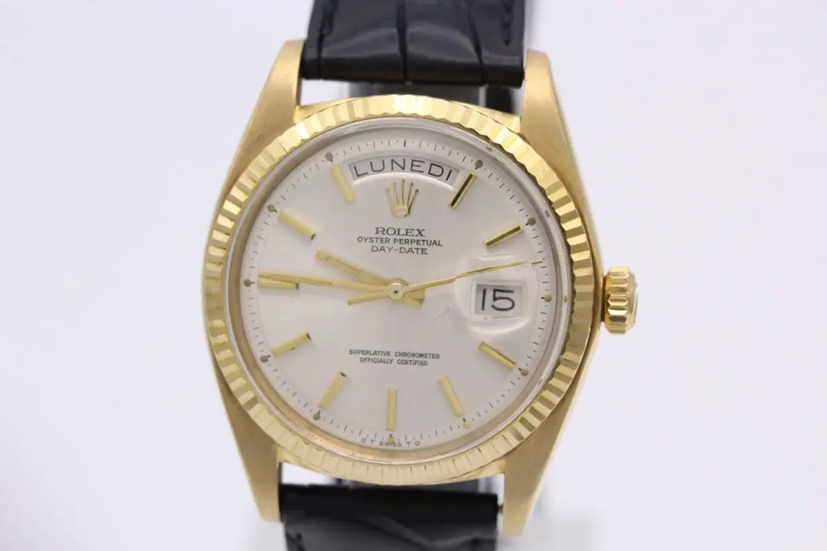 Rolex Day Date Gelbgold Ref.: 1803 "Sigma Dial" mit Box und Papieren v. 1976
