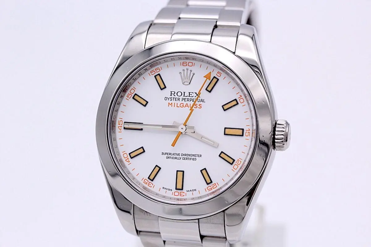 Rolex Milgauss Ref.: 116400 / 2008 / Box und Papiere / frische Revision /