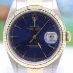 Rolex Datejust Ref.: 16233 - 1991 - LC413 - BLUE DIAL - Full Set -