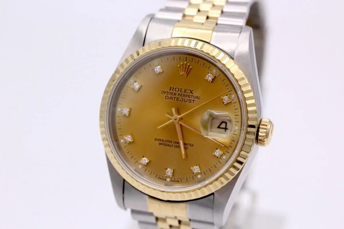 Rolex Datejust Ref.: 16233 - 1995 -LC100 - Diamond Dial - Full Set -