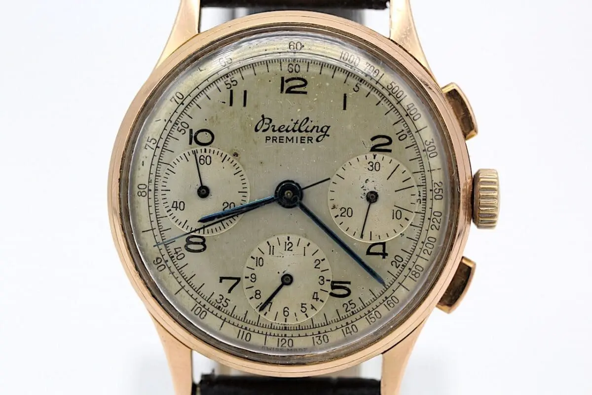 Breitling Premier 787 – Venus 178, Authentischer Vintage-Chronograph