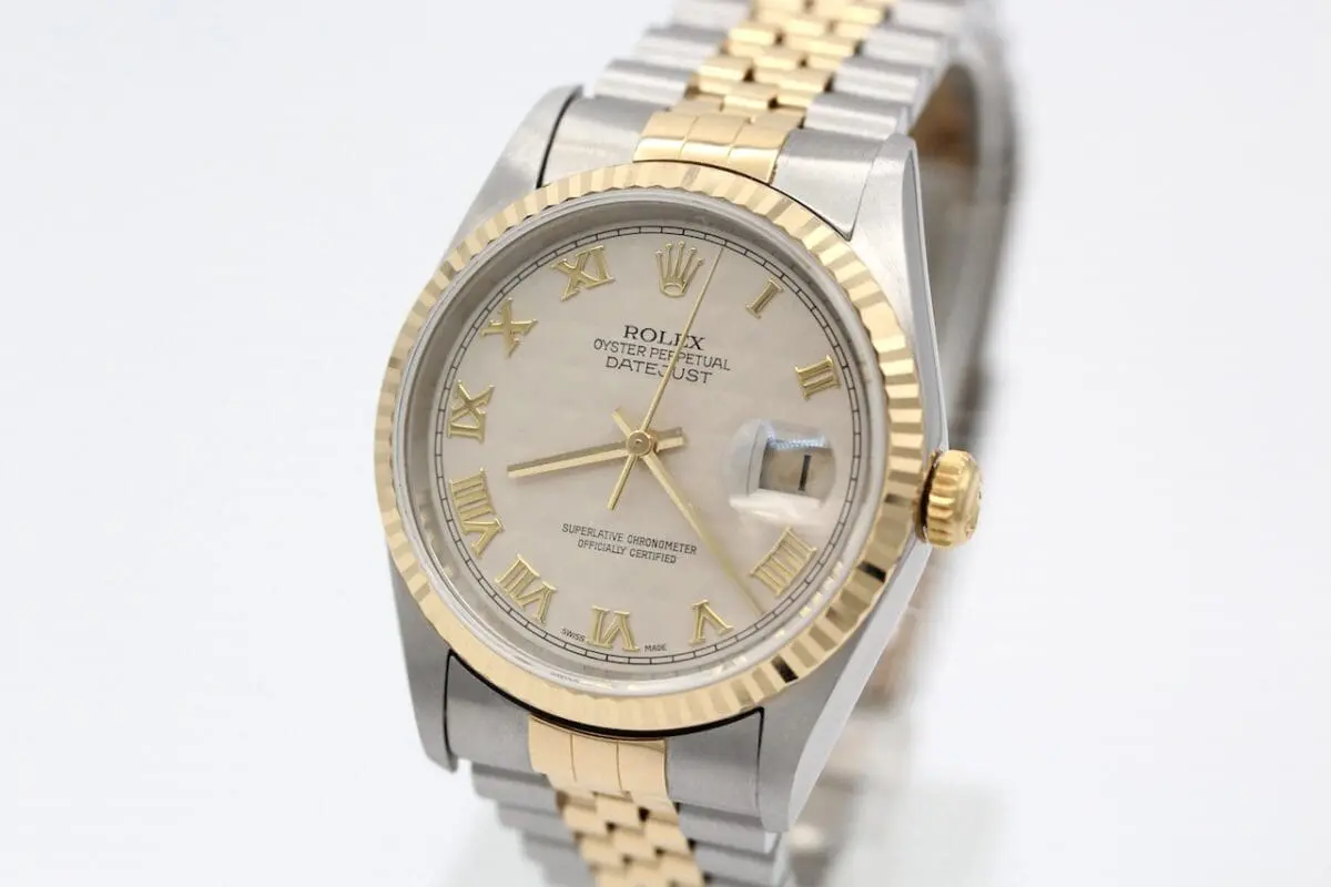 Rolex Datejust Ref.: 16233 - 1998 - Pyramid Dial - Box - Rolex Zertifikat -