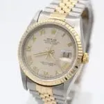 Rolex Datejust Ref.: 16233 - 1998 - Pyramid Dial - Box - Rolex Certificate -