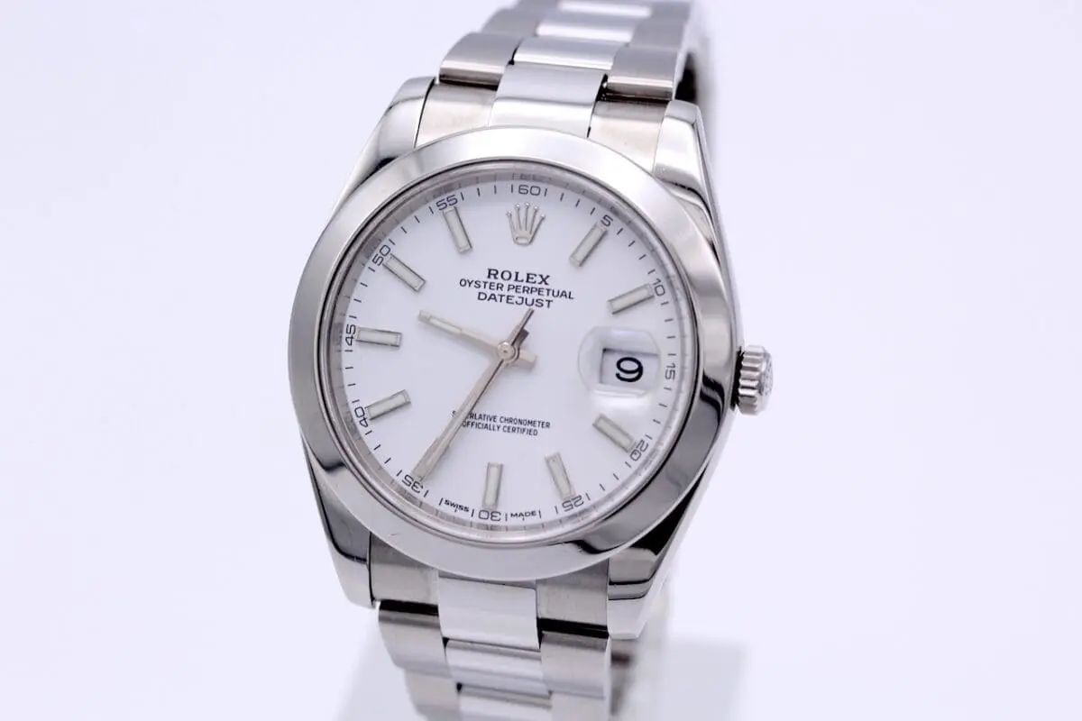 Rolex Datejust Ref.: 126300 / Weiß / v. 2017 / Full Set / Rolex Service 2020