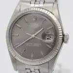 Rolex Datejust Ref.: 1601 Steel - 1973 - Gray Dial - Full Set -