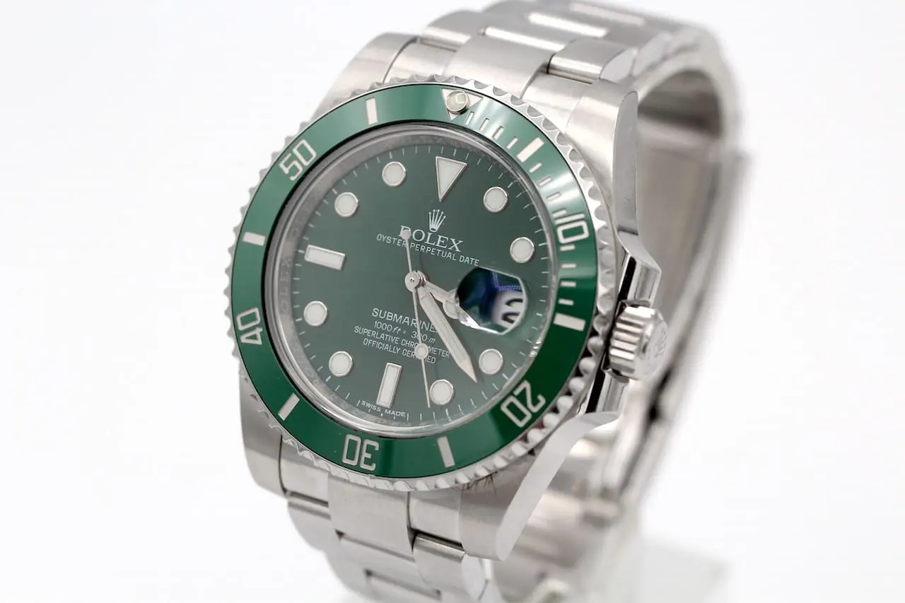 Rolex Submariner Ref.: 116610LV "HULK" / v. 2016 / Full Set / LC100