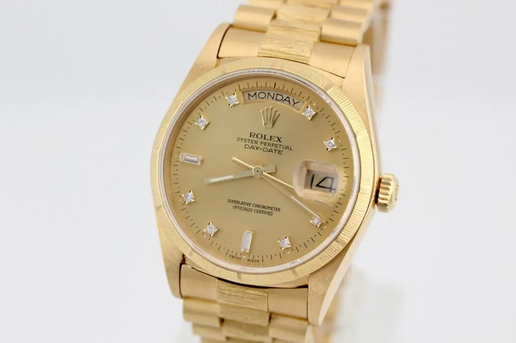 Rolex Day-Date 18078 "Borke" Diamond Dial – Complete Set, 1986