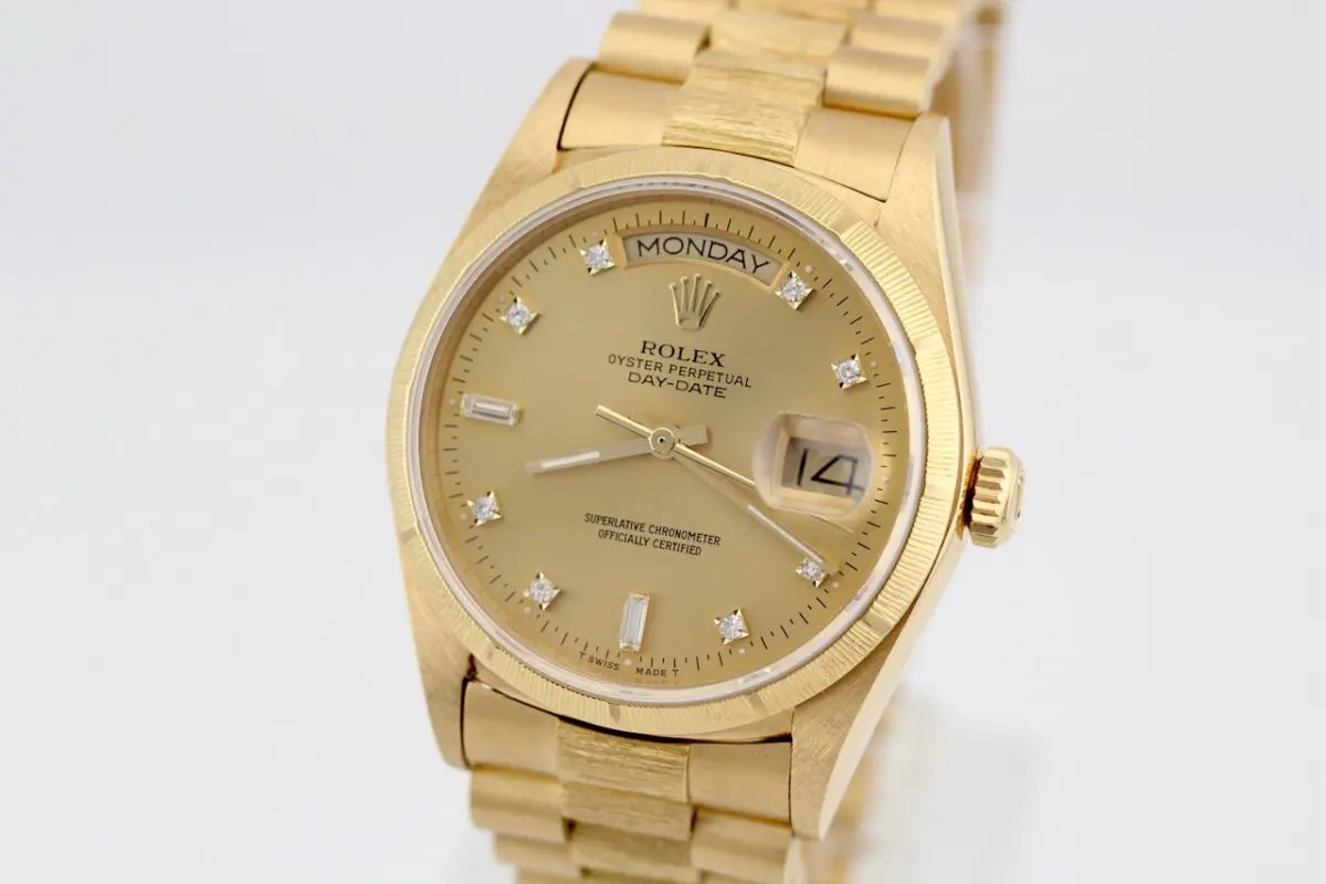 Rolex Day-Date 18078 "Borke" Diamond Dial – Complete Set, 1986