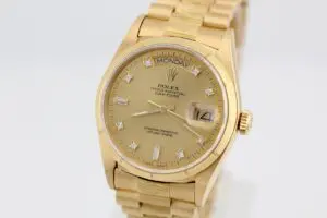Rolex Day-Date 18078 "Borke" Diamond Dial – Full Set 1986