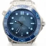 Omega Seamaster Diver 300M Summer blue - NEW glued - Full Set -