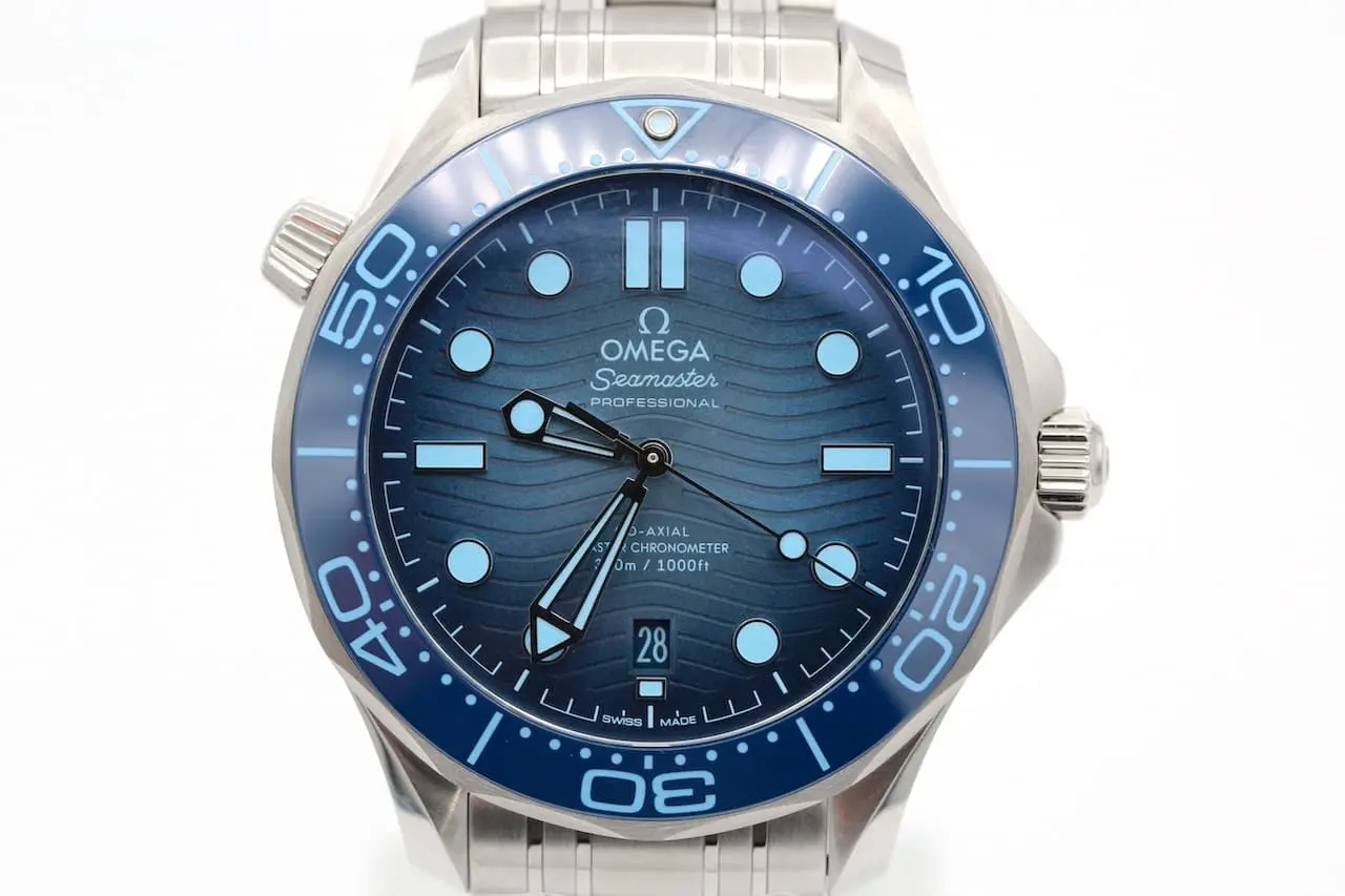 Omega Seamaster Diver 300M Summer blue - NEW glued - Full Set -