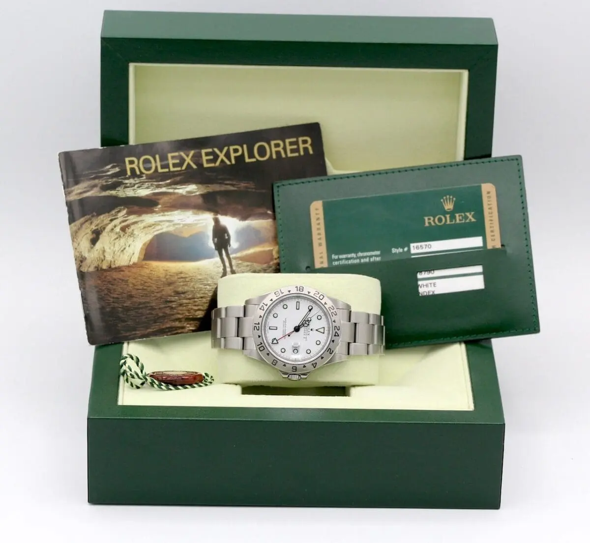 Rolex Explorer II Ref.: 16570 - M-Serie - Cal. 3186 - Neuzustand -