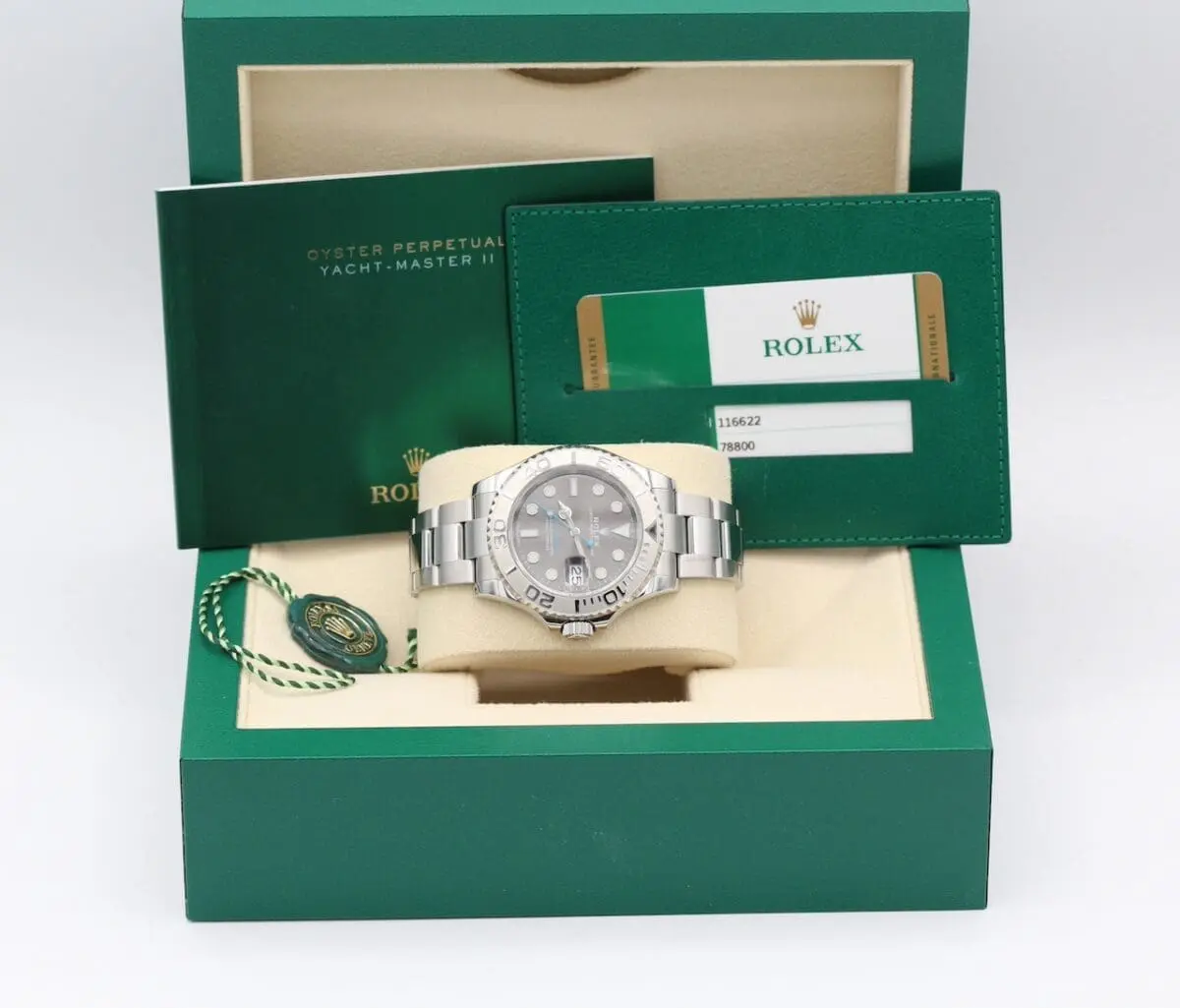 Rolex Yacht-Master Ref.: 116622 - 10-2018 - 40mm - Rhodium Dial -