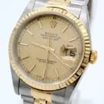 Rolex Datejust Ref.: 16233 - v. 1989 - Full Set - Revision - Linen Dial -