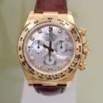Rolex Daytona Ref.: 116518 - 2018 - MOP diamond dial - fresh Rolex service -