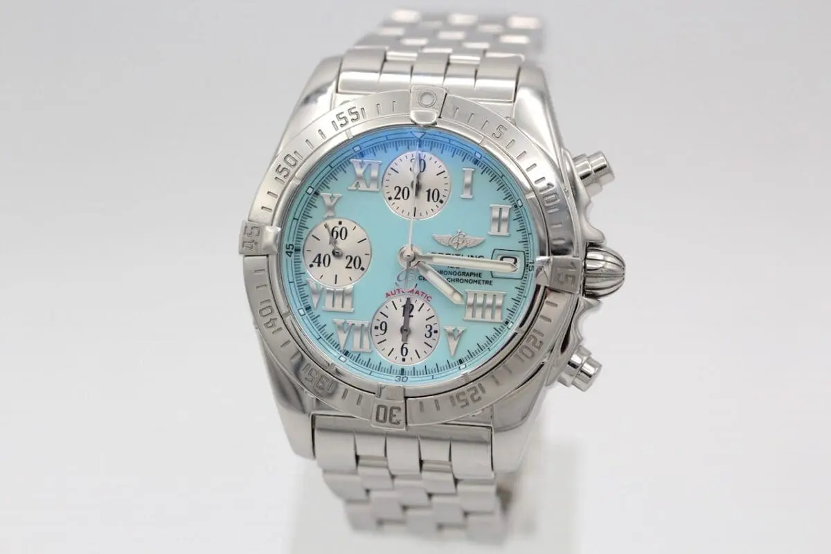 Breitling Chrono Cockpit Ref.: A13358-425 - Tiffany Blue - DAU -