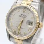 Rolex Datejust 16233 I Rare Pyramid Dial I Full Set I LC100