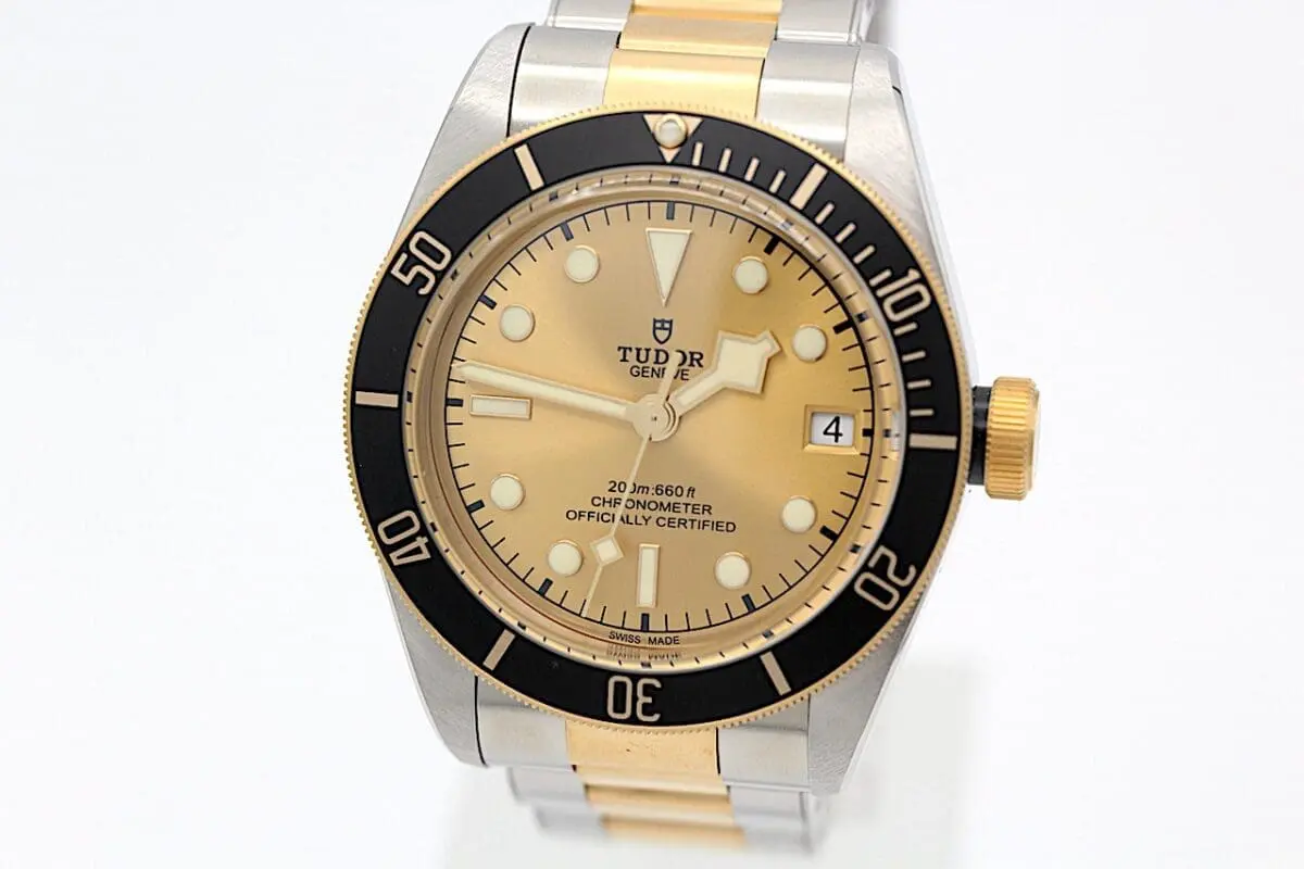 Exklusive Tudor Black Bay 41mm Stahlgold Neu I LC100