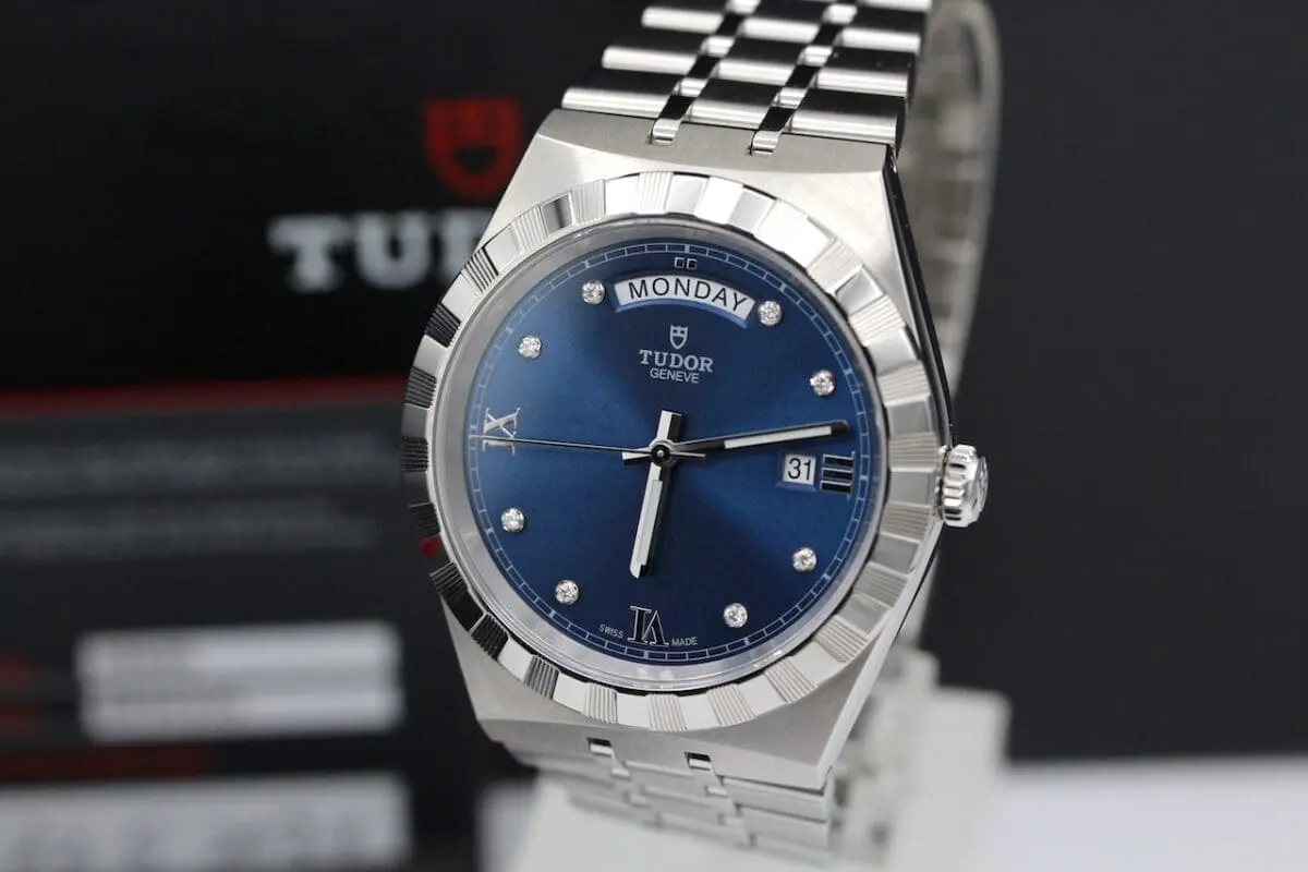 Exklusive Tudor Royal Day Date 41mm mit seltenem Diamant Blatt